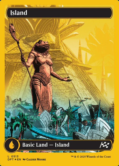[Foil] DFT 513 Island (0513 - First-Place Foil) L
