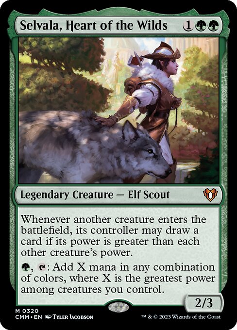CMM 320 Selvala, Heart of the Wilds M