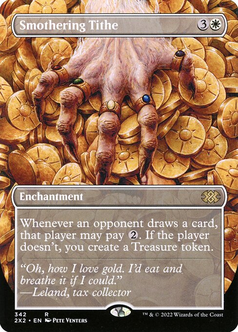 [Foil] 2X2 342 Smothering Tithe (Borderless) R