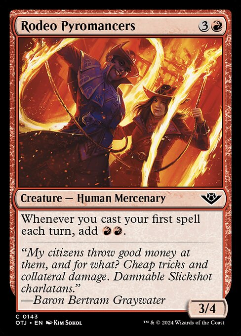 OTJ 143 Rodeo Pyromancers C