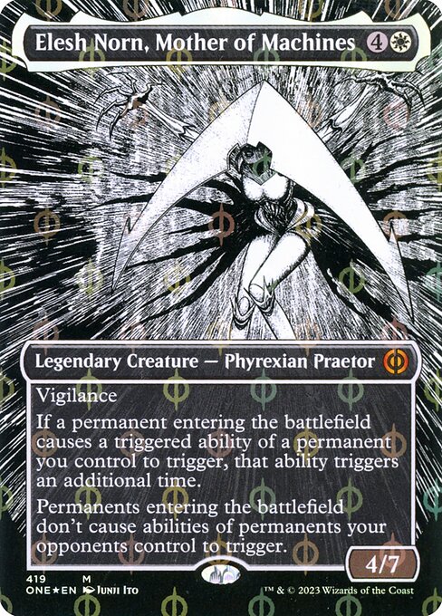 [Foil] ONE 419 Elesh Norn, Mother of Machines (419 - Step-and-compleat) M