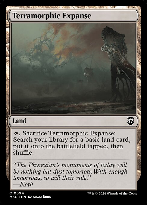 [Foil] M3C 394 Terramorphic Expanse (Ripple Foil) C
