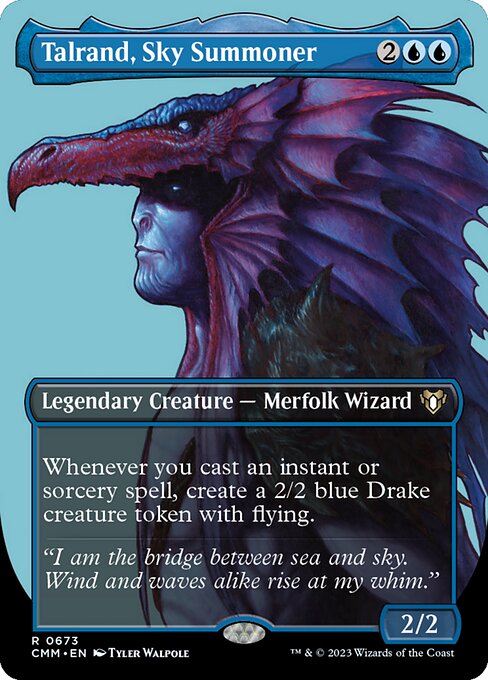 CMM 673 Talrand, Sky Summoner (Borderless) R