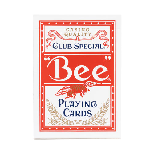 Bee Standard Index Playing Cards (Red)