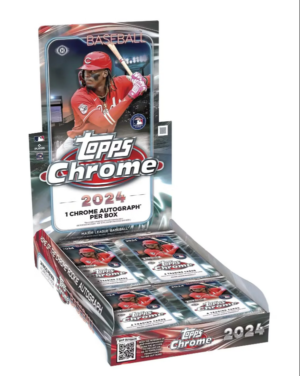 2024 Topps Chrome® Baseball - Hobby Box - Sealed Case - 皇巢卡店 Beehive Trading Card Shop