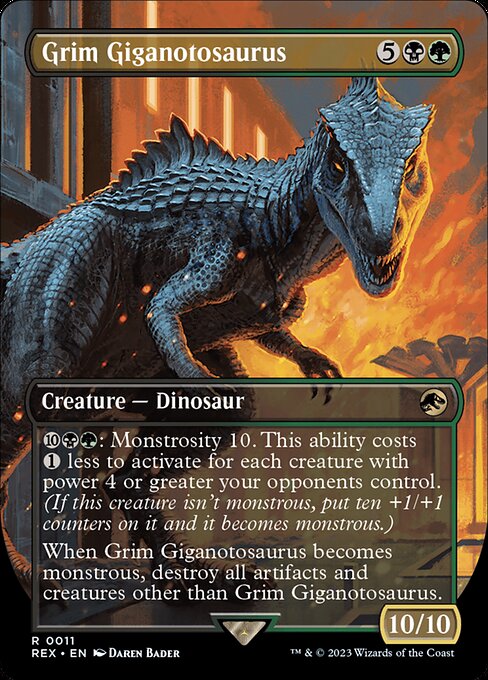 REX 011 Grim Giganotosaurus (0011) R