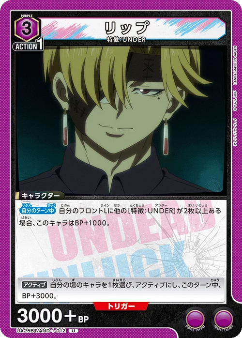 UA25BT/AND-1-012 リップ U