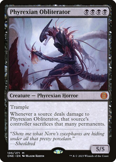 [Foil] ONE 105 Phyrexian Obliterator M