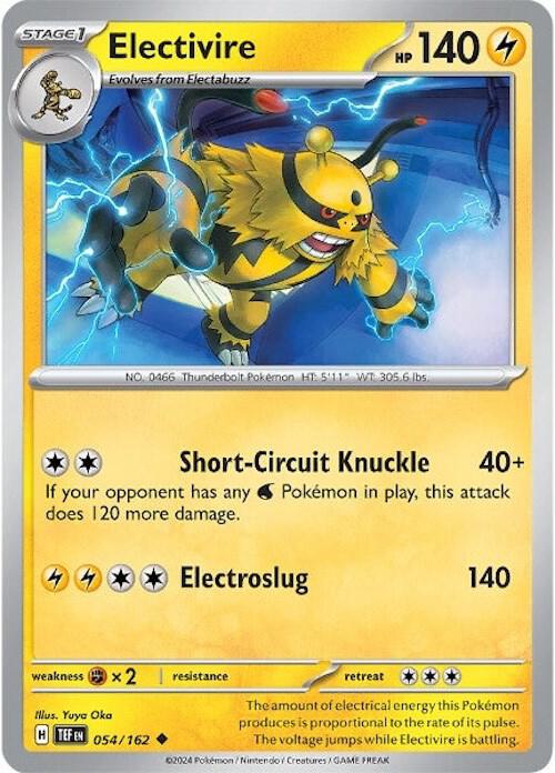 [Reverse Holo] TEF 054/162 Electivire U