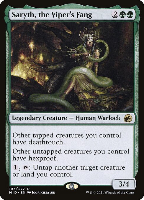[Foil] MID 197 Saryth, the Viper's Fang R
