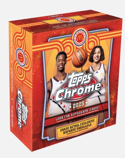 2025 Topps Chrome McDonald’s All-American Basketball - Mega Box