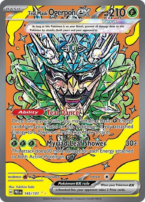 PRE 145/131 Teal Mask Ogerpon ex SIR