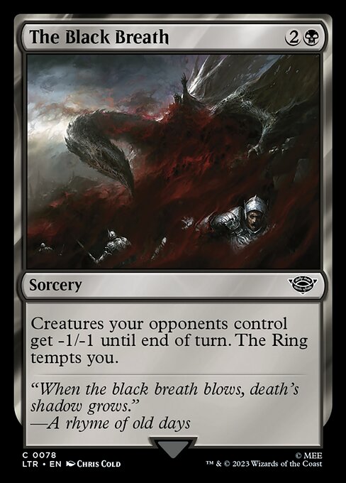 [Foil] LTR 078 The Black Breath C