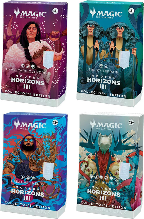 MTG Modern Horizons 3 (MH3) Commander Deck: Collector’s Edition Bundle - 一套-4個