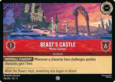 [Foil]136/204·EN·11 Beast's Castle - Winter Gardens C