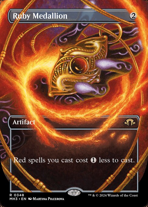 MH3 348 Ruby Medallion (0348 - Borderless) R