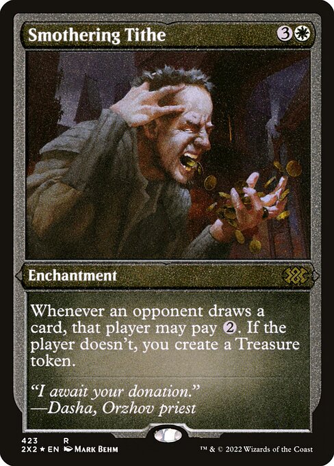 [Foil Etched] 2X2 423 Smothering Tithe (Foil Etched) R