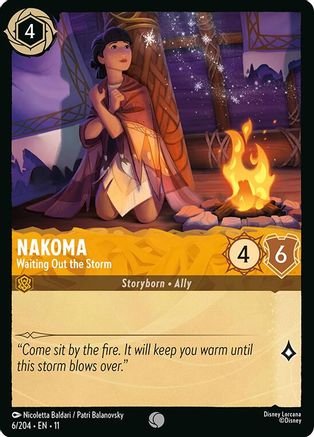 [Foil]6/204·EN·11 Nakoma - Waiting Out the Storm C