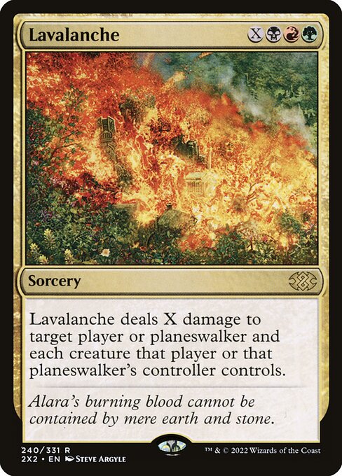 [Foil] 2X2 240 Lavalanche R