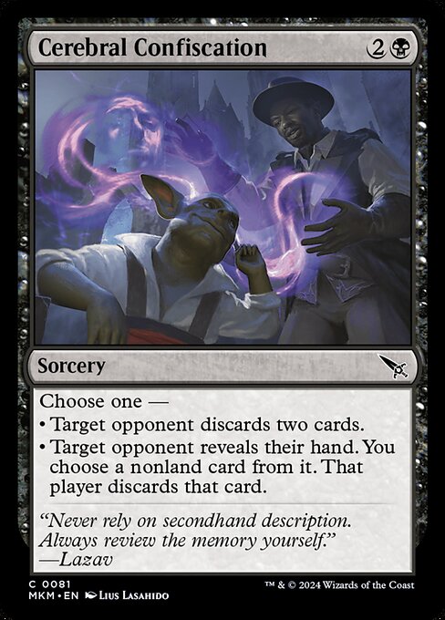 [Foil] MKM 081 Cerebral Confiscation C