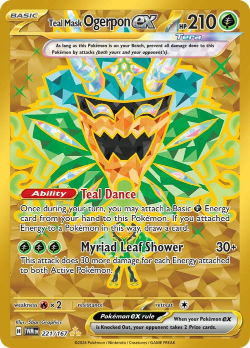 TWM 221/167 Teal Mask Ogerpon ex UR