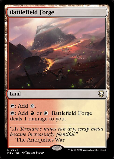 [Foil] M3C 321 Battlefield Forge (Ripple Foil) R