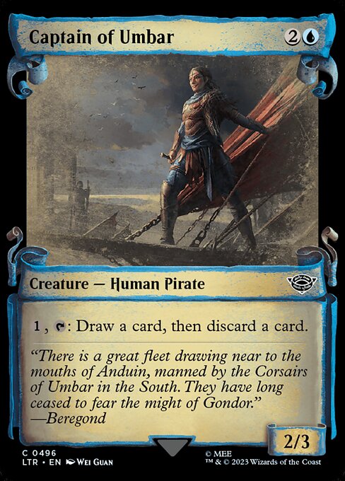 LTR 496 Captain of Umbar (0496 - Scroll Showcase) C