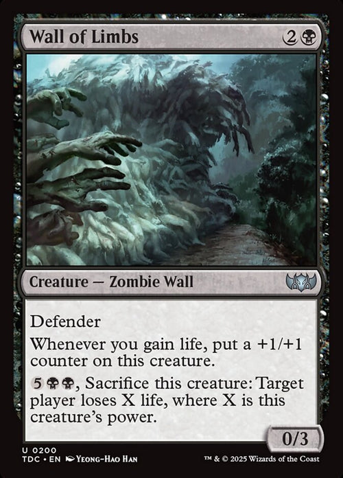 TDC 200 Wall of Limbs U