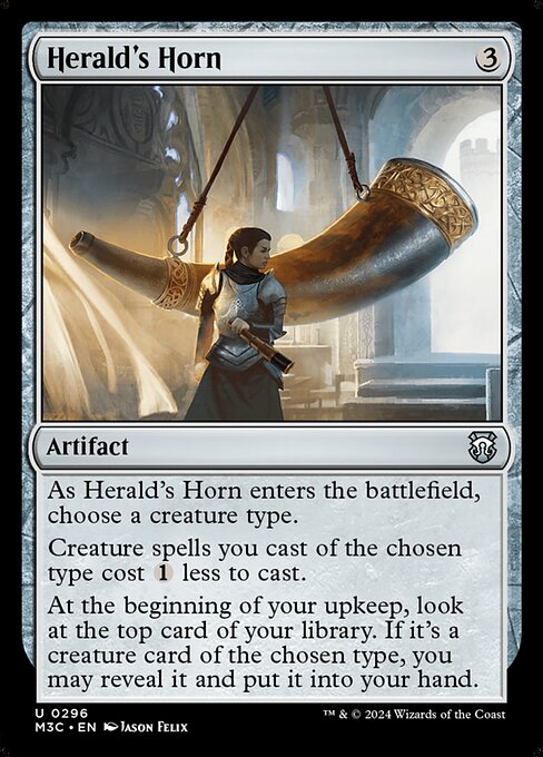 [Foil] M3C 296 Herald's Horn (Ripple Foil) U