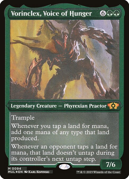 [Foil Etched] MUL 094 Vorinclex, Voice of Hunger (0094 - Foil Etched) M