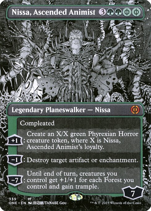 ONE 339 Nissa, Ascended Animist (339 - Borderless Manga) M