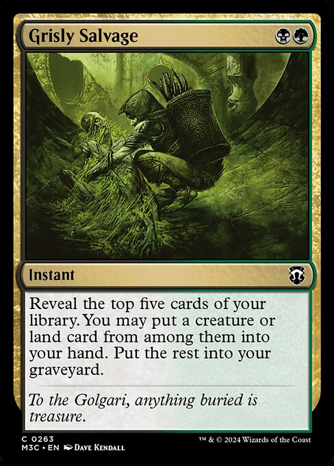 [Foil] M3C 263 Grisly Salvage (Ripple Foil) C