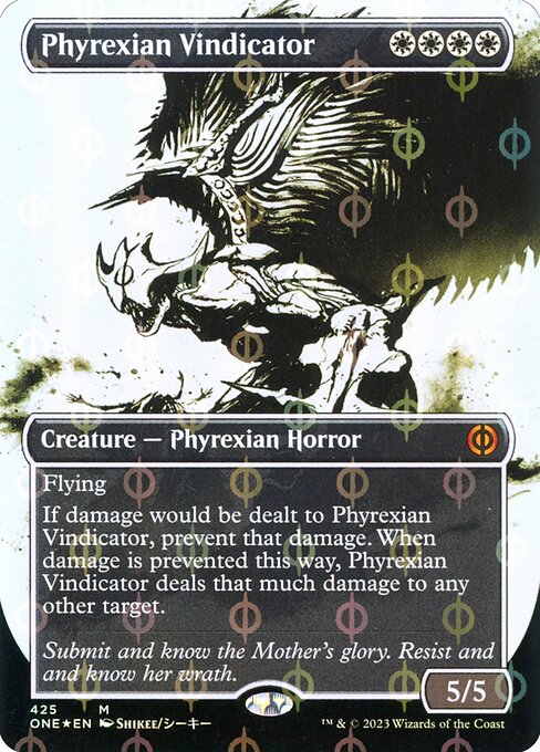 [Foil] ONE 425 Phyrexian Vindicator (425 - Step-and-compleat) M