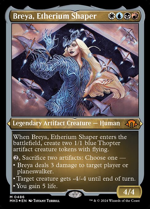 [Foil Etched] MH3 486 Breya, Etherium Shaper (0486 - Foil Etched) M