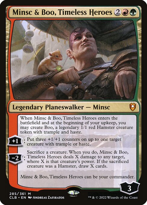 CLB 285 Minsc & Boo, Timeless Heroes M