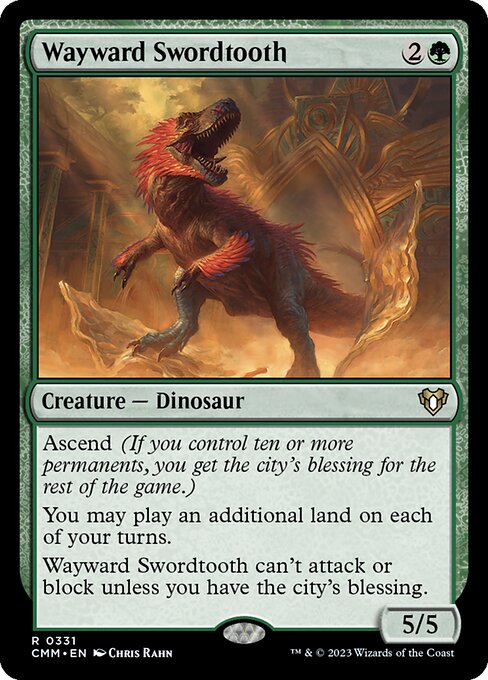 CMM 331 Wayward Swordtooth R