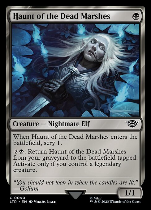 [Foil] LTR 090 Haunt of the Dead Marshes C