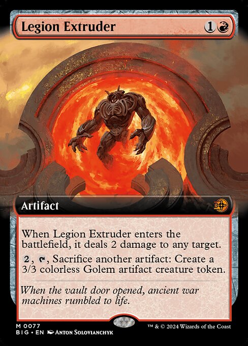 BIG 077 Legion Extruder (0077 - Extended Art) M