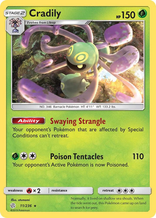 [Reverse Holo] SM12 011/236 Cradily R