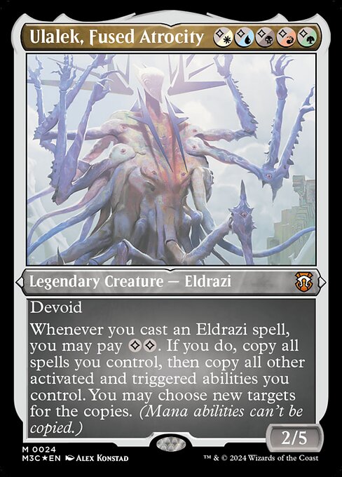 [Foil Etched] M3C 024 Ulalek, Fused Atrocity (0024 - Foil Etched) M