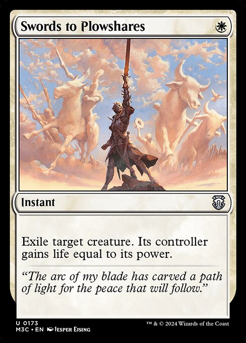 [Foil] M3C 173 Swords to Plowshares (Ripple Foil) U