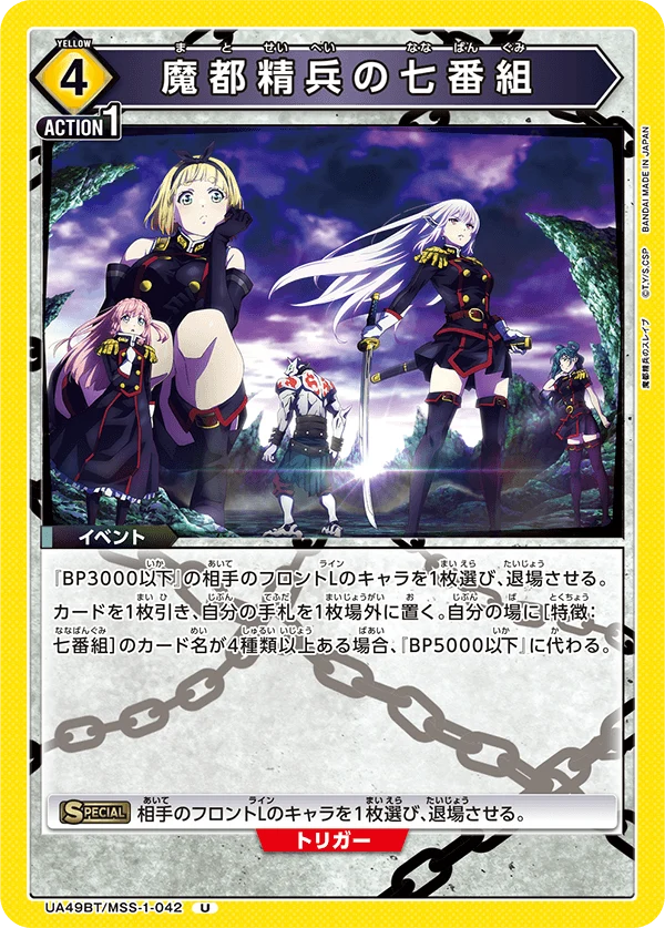 UA49BT/MSS-1-042 魔都精兵の七番組 U