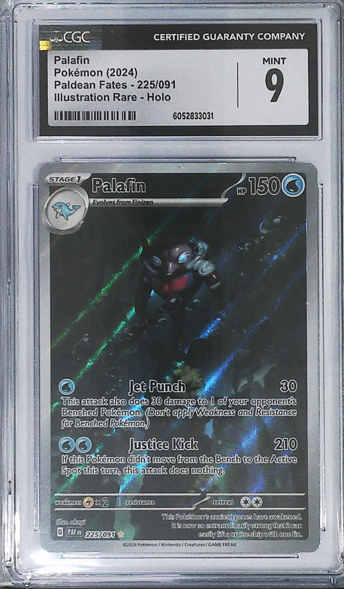 [CGC 9] 2024 POKEMON ENGLISH PALAFIN PALDEAN FATES #225 IR