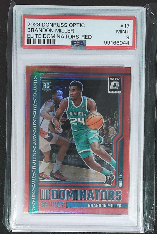 [PSA 9]2023 DONRUSS OPTIC BRANDON MILLER #17 01/99