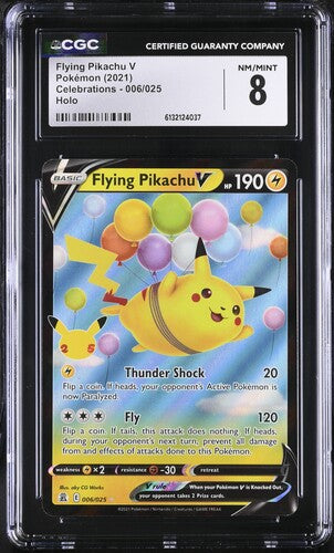 2021 POKEMON ENGLISH CELEBRATIONS FLYING PIKACHU V 006/025 HOLO