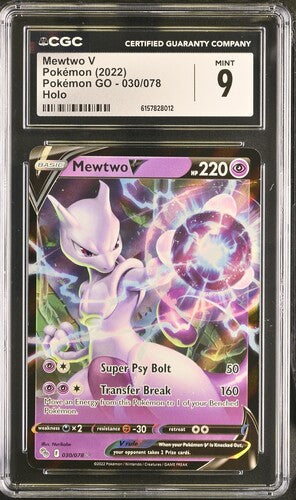 2022 POKEMON ENGLISH POK^MON GO MEWTWO V 030/078 HOLO