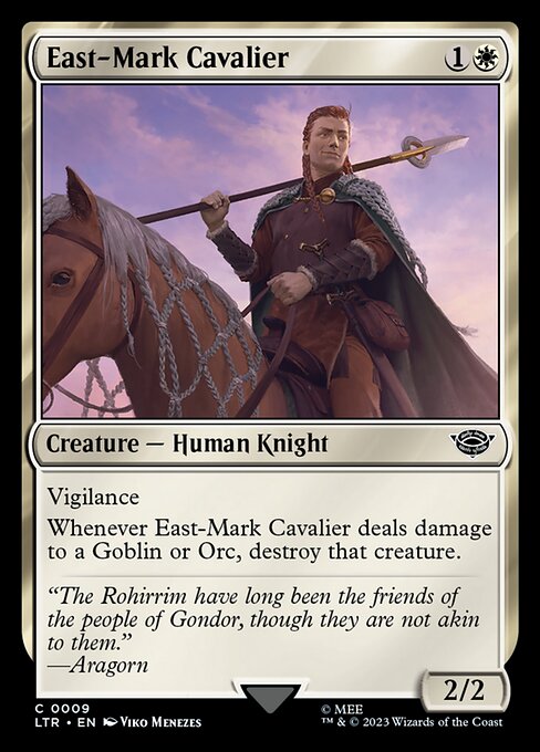 [Foil] LTR 009 East-Mark Cavalier C