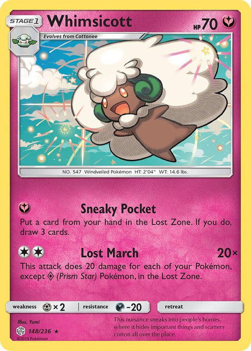 [Reverse Holo] SM12 148/236 Whimsicott R