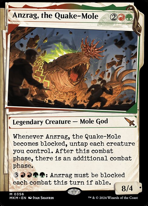MKM 356 Anzrag, the Quake-Mole (Showcase Dossier) M