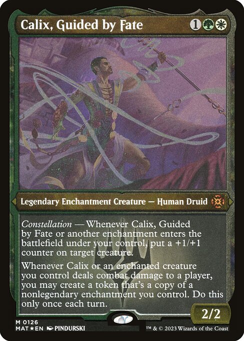 [Foil Etched] MAT 126 Calix, Guided by Fate (Foil Etched) M